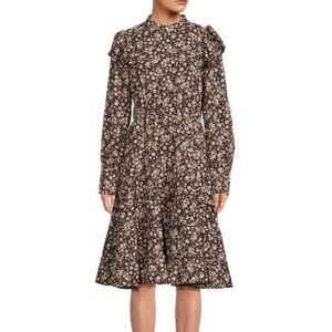 Area Stars NWT Brown Ashley Floral Fit & Flare Dress‎